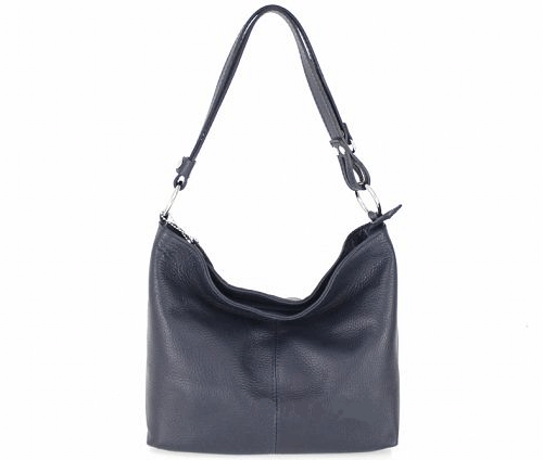 Lora Leather Shoulder Bag Black