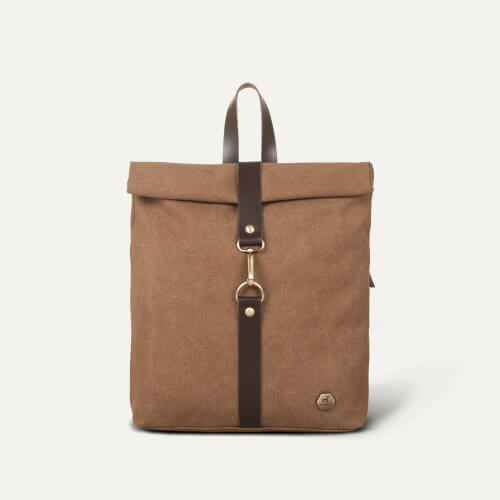 Burban Mini Rolltop Backpack Brown