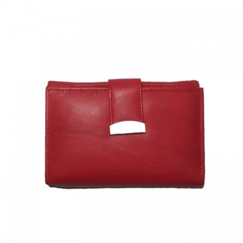 Ginis Leather Wallet for Women CG6041 Red