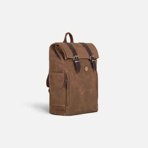 Burban Cahoots Mini Rolltop Backpack Brown