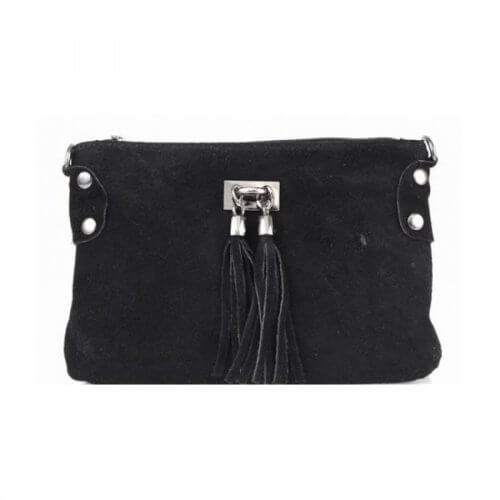 Ilia Leather Crossover Bag Black