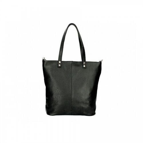 Julianna Leather Shoulder Bag Black