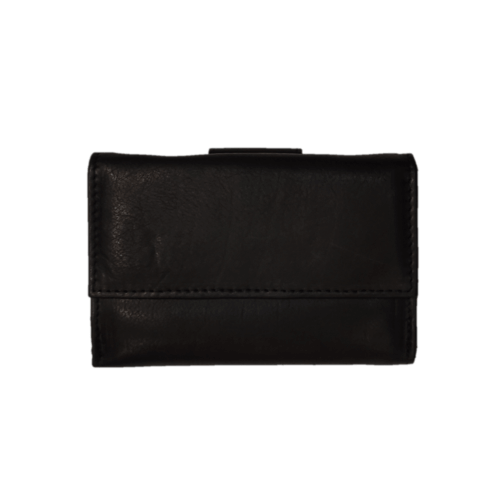 Ginis Leather Wallet for Women CG70 Black