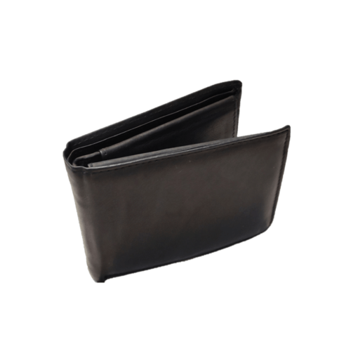 Ginis Leather Wallet for Men CG83-2 Black