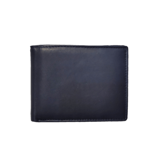 Ginis Leather Wallet for Men CG83-2 Blue