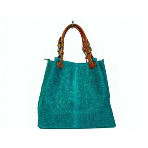 Zana Genuine Leather Bag Turquoise
