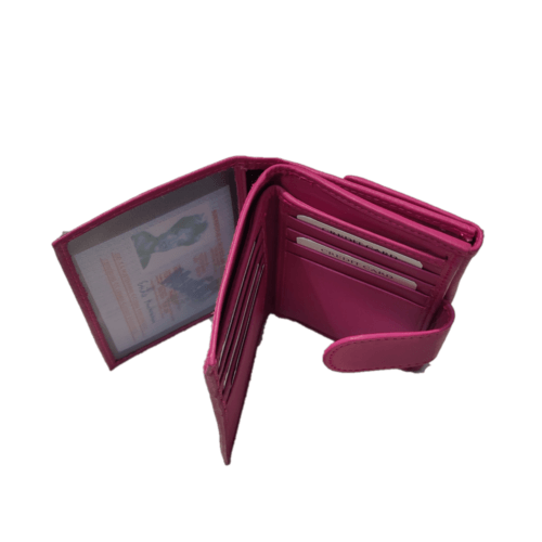 Ginis Leather Wallet for Women CG70 Pink
