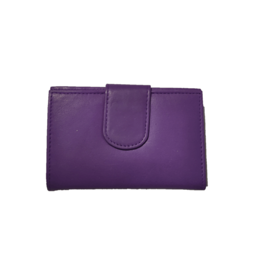 Ginis Leather Wallet for Women CG70 Purple