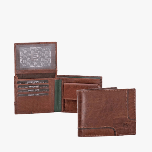 Bartuggi Men’s Leather Wallet Brown 5510