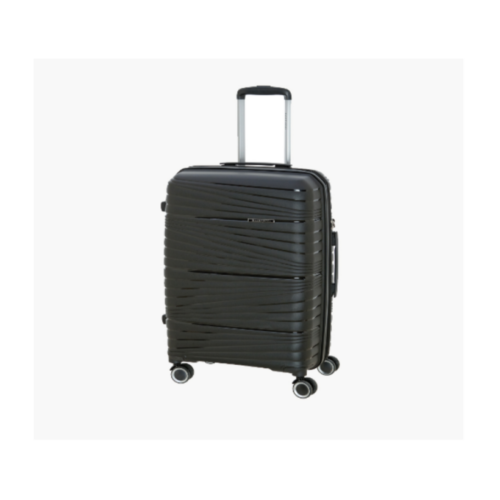 Bartuggi Polypropylene Suitcase Black Cabin Size